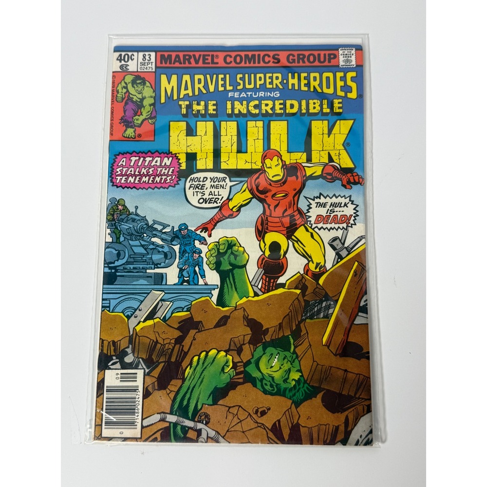Marvel Super Heroes Featuring The Incredible Hulk 83 Iron Man Sept 1979 Comic